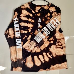 Fear Of God Jay Z Tour Large Longsleeve Tie dye
